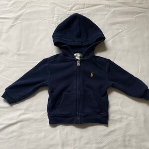 Ralph Lauren Navy Blue Kids Hoodie